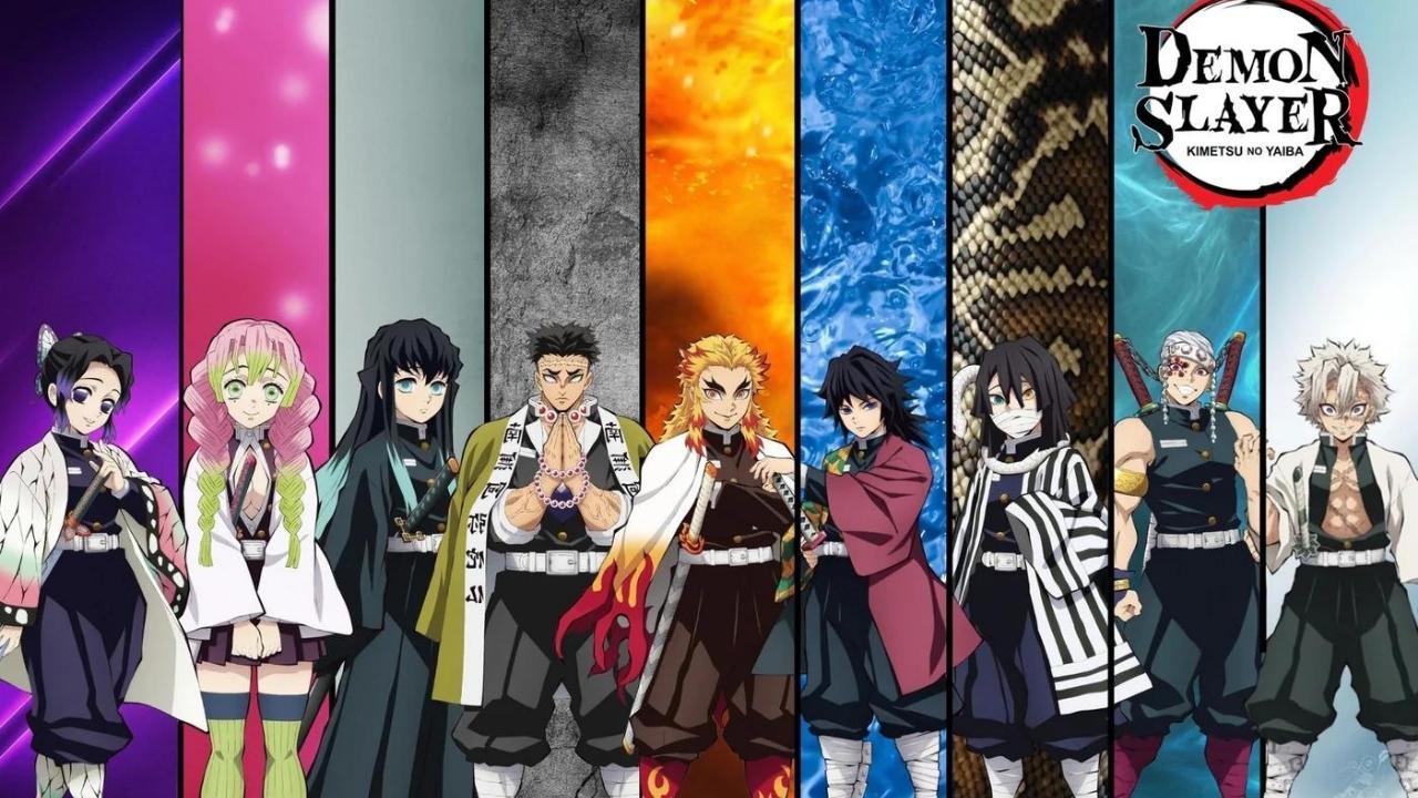 DEMON SLAYER PERSONNAGES  : TOP DES MEILLEURS PILIERS !