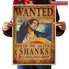 Poster one piece wanted shanks