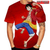 T-SHIRT ONE PIECE LUFFY - Rouge / XS