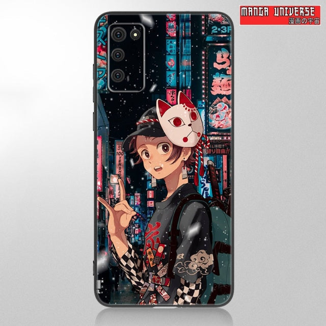 Coque 2 Samsung Demon Slayer Tanjiro - Samsung A52 - Housses