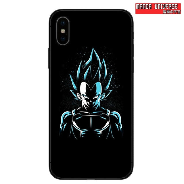Coque dragon ball iphone blue vegeta