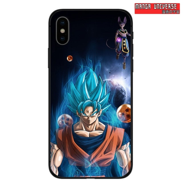 Coque dragon ball iphone Goku et beerus