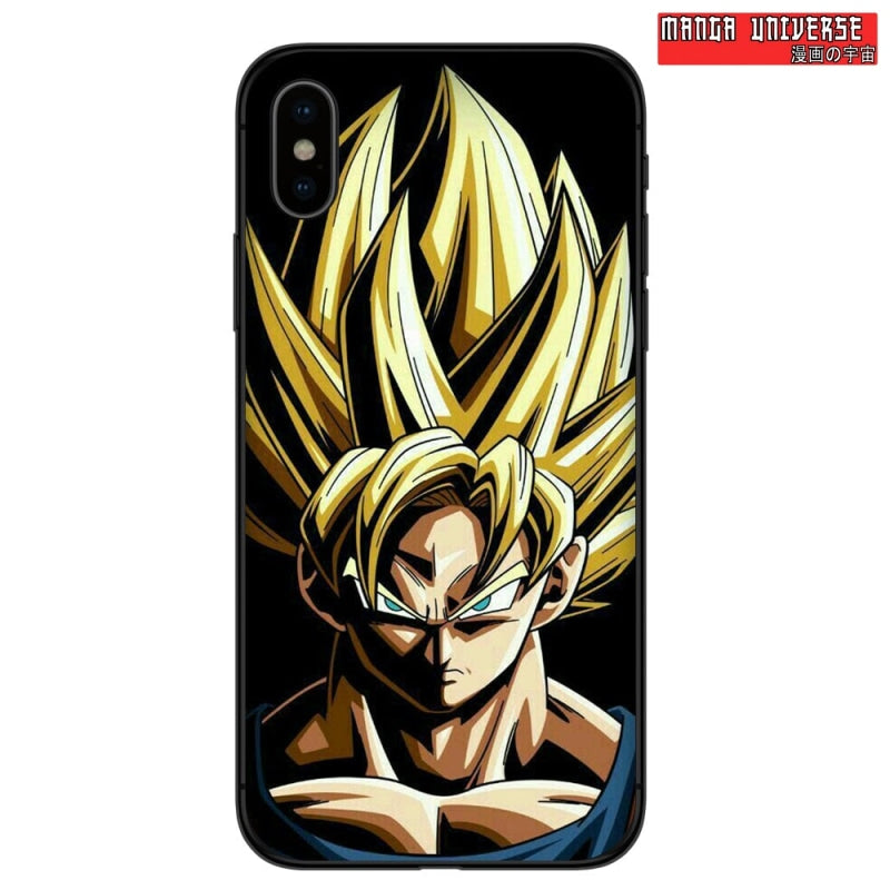 Coque dragon ball iphone goku super saiyan