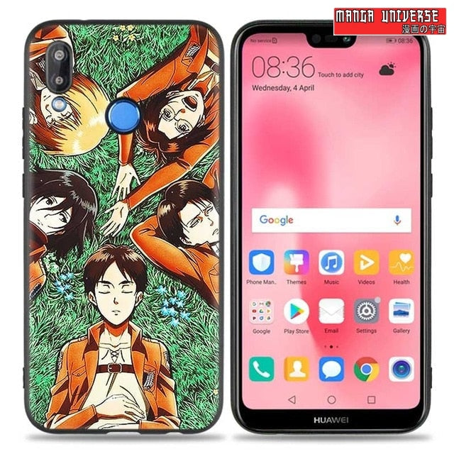 Coque huawei attaque des titans team - Huawei P20