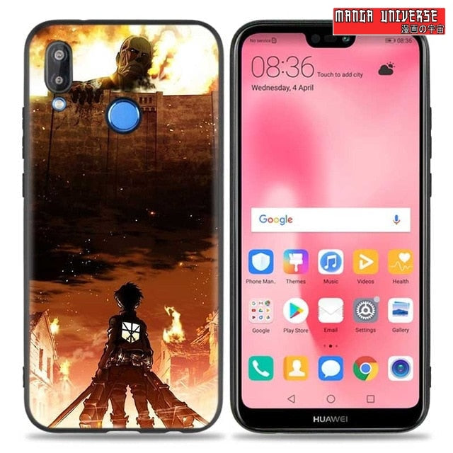 Coque huawei attaque des titans titan colossal - Huawei P20