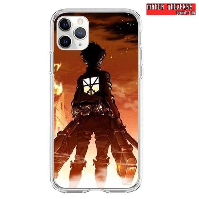 Coque iphone attaque des titans eren
