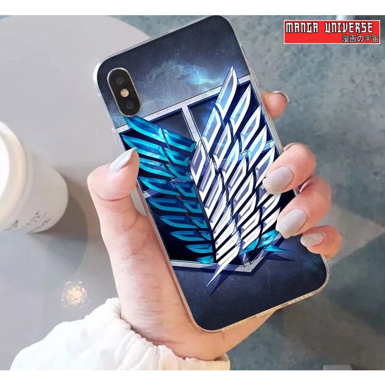 Coque iphone attaque des titans symbole