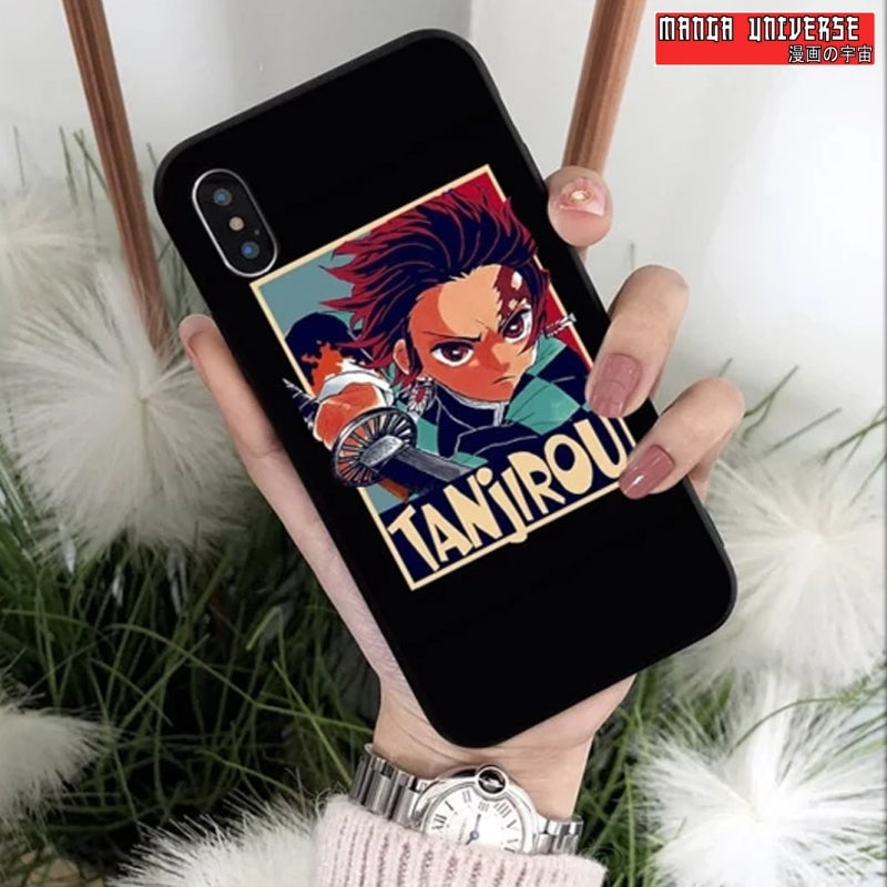 Coque iphone demon slayer Tanjirou