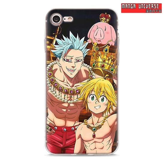 Coque iphone Meliodas et ban