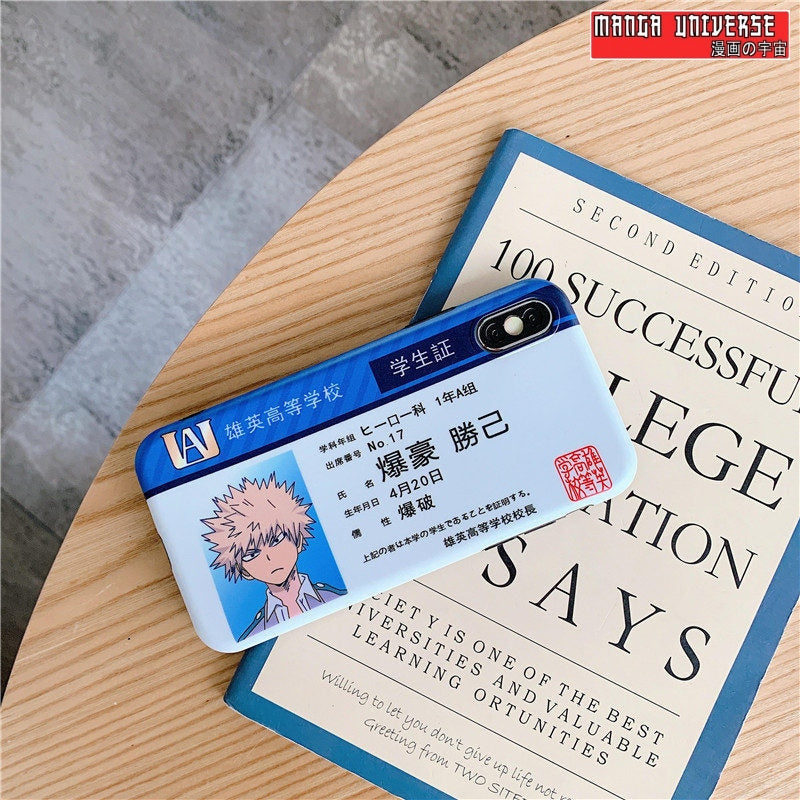 Coque iphone My hero academia Bakugo