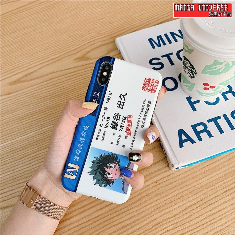 Coque iphone My hero academia Izuku