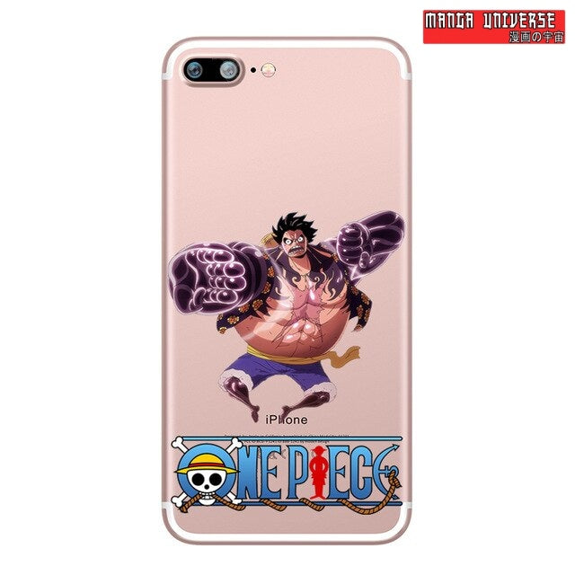 Coque iphone one piece luffy gear 4