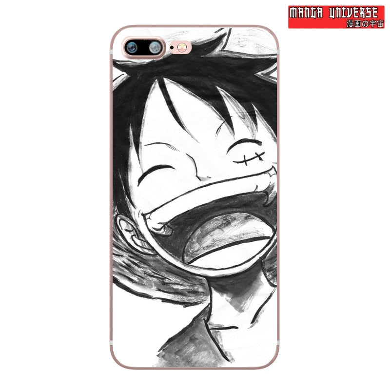 Coque iphone one piece luffy smile