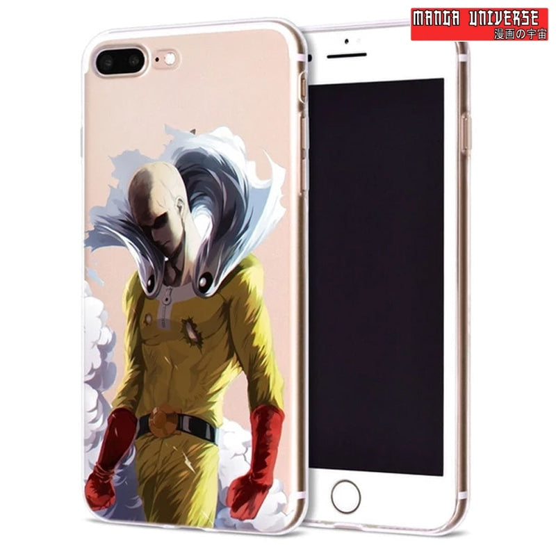 Coque iphone one punch man Saitama
