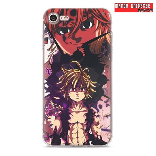 Coque iphone seven deadly sins demon meliodas