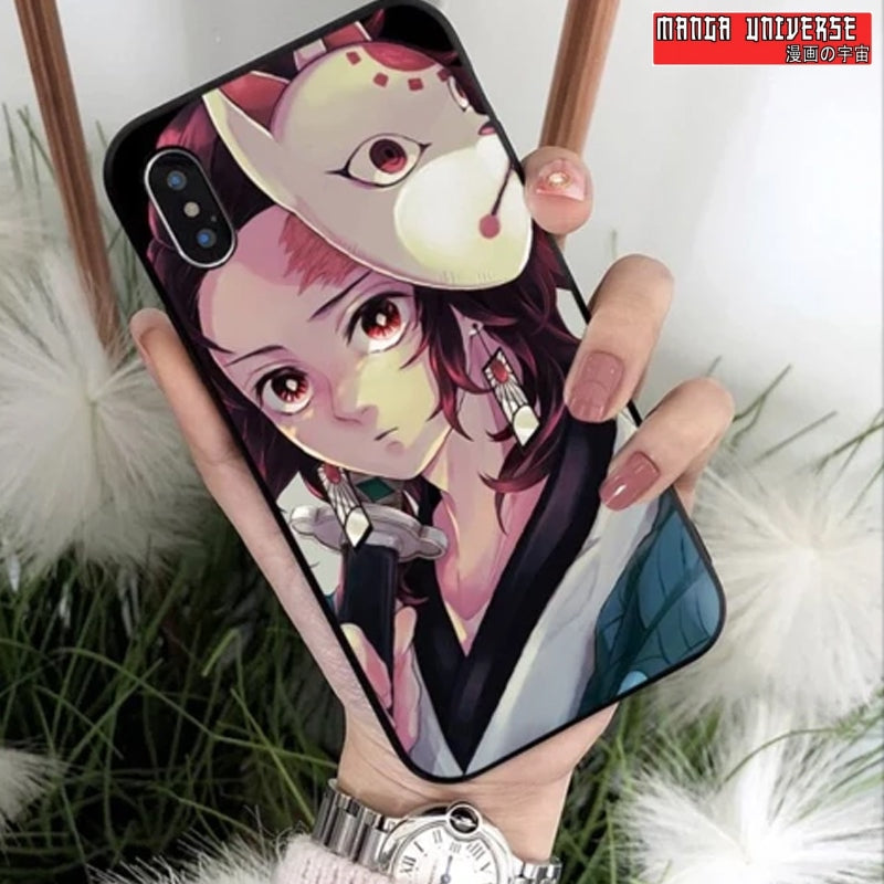 Coque iphone Tanjiro Masque