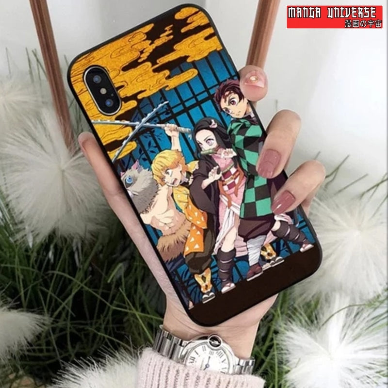 Coque iphone Tanjirou x Nezuko x Zenitsu