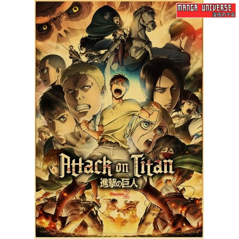Poster attaque des titans