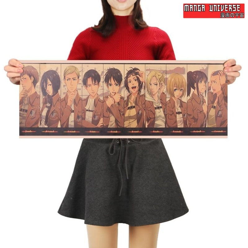 POSTER ATTAQUE DES TITANS