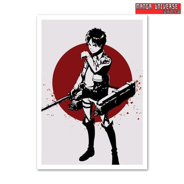 POSTER ATTAQUE DES TITANS EREN - 20x30cm