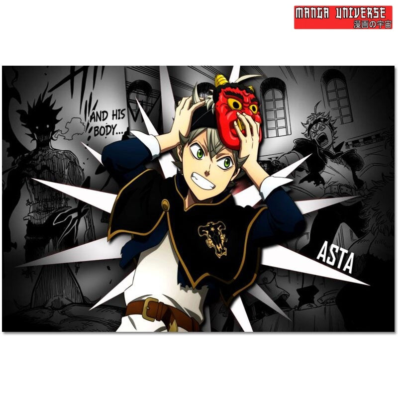 POSTER BLACK CLOVER Asta Masque - 30x45cm