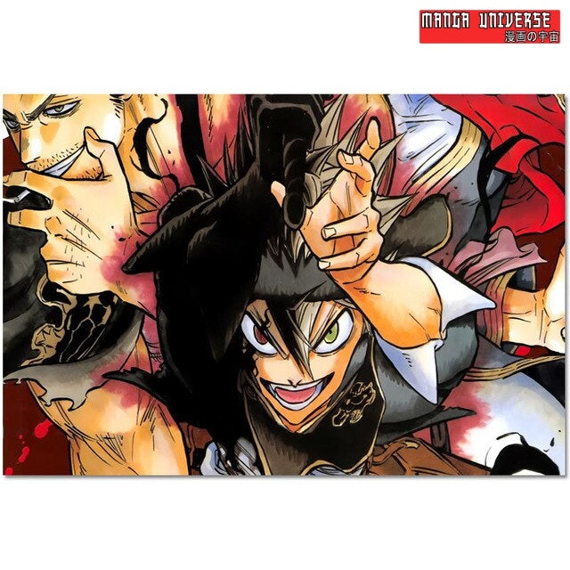 POSTER BLACK CLOVER Equipe - 27x40cm