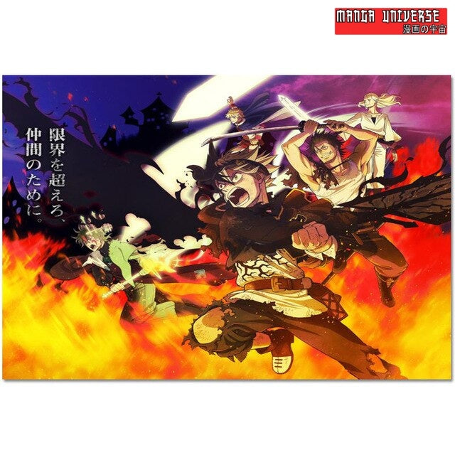 POSTER BLACK CLOVER Equipe 3 - 30x45cm