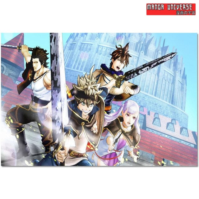 POSTER BLACK CLOVER l’attaque! 27x40cm