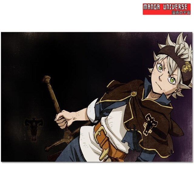 POSTER BLACK CLOVER Le héros Asta - 27x40cm