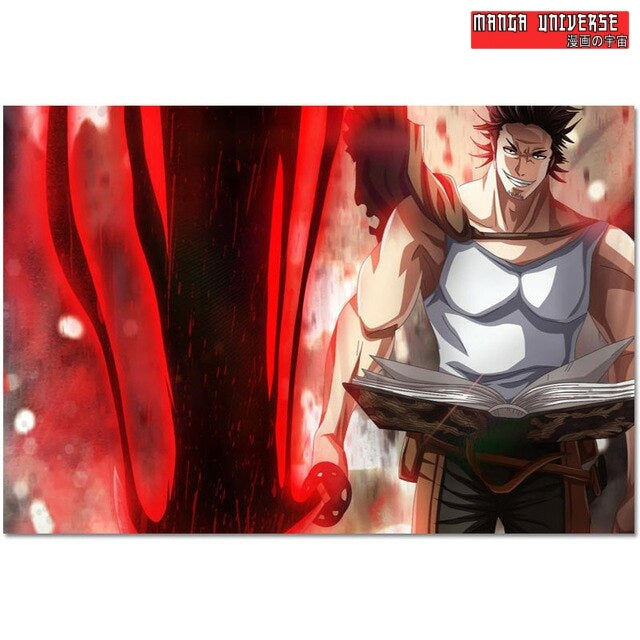 POSTER BLACK CLOVER Yuno pouvoir - 30x45cm