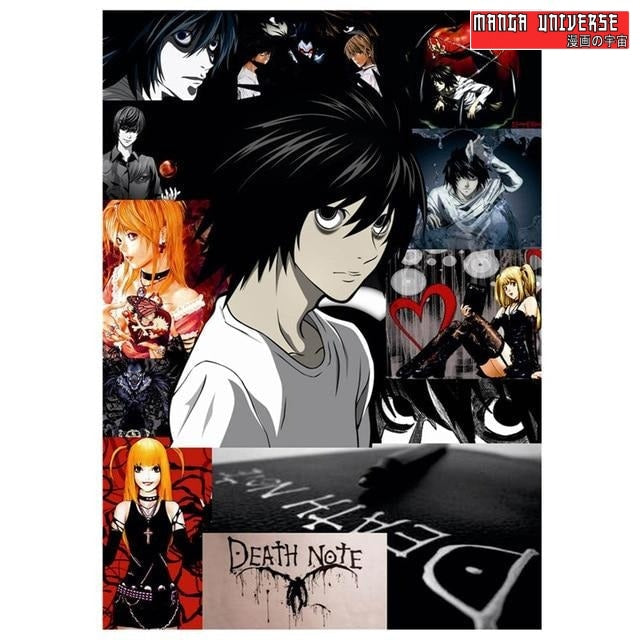 POSTER DEATH NOTE L’inspecteur