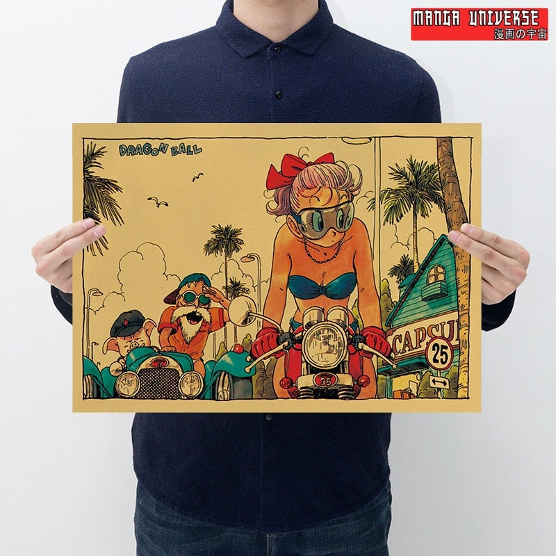 POSTER DRAGON BALL BULMA