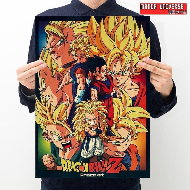 POSTER DRAGON BALL SUPER SAIYEN