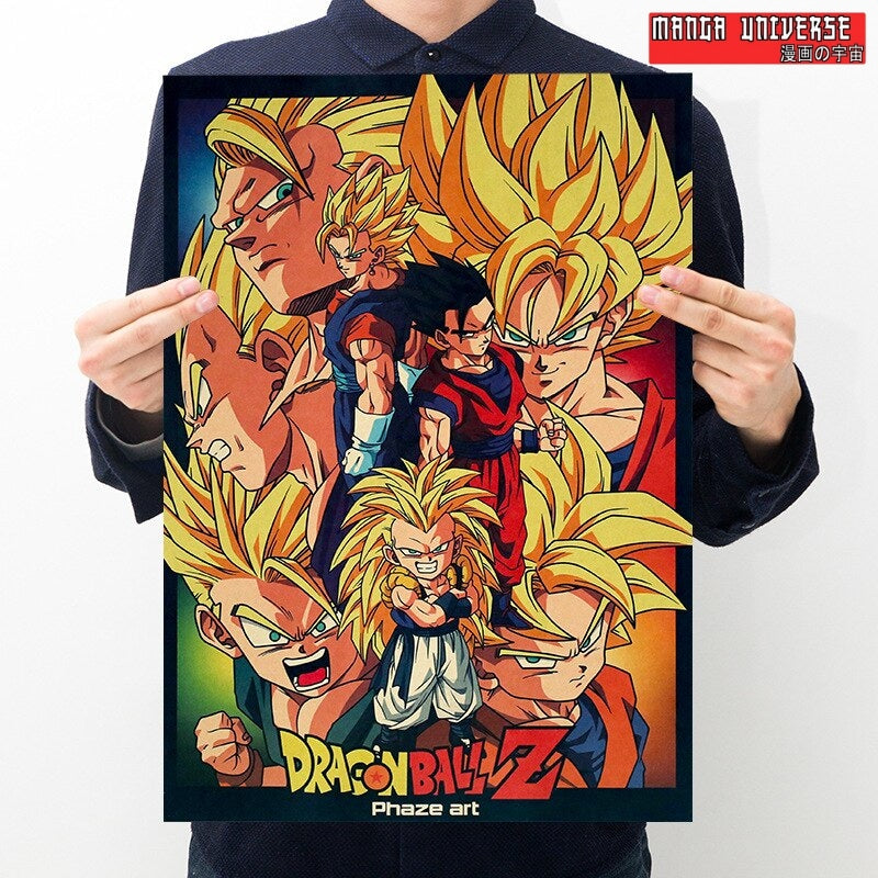 POSTER DRAGON BALL SUPER SAIYEN
