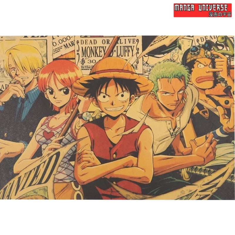 Poster équipage one piece