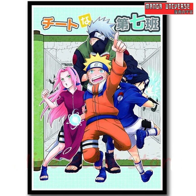 Poster équipe 7 naruto