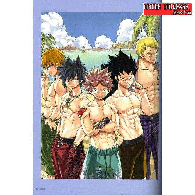 POSTER FAIRY TAIL BOY POWER - 20X30cm