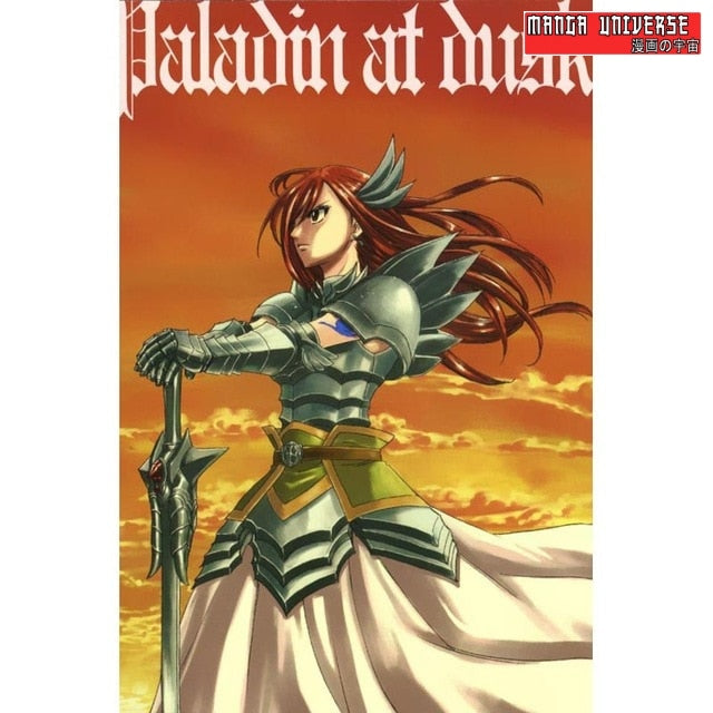 POSTER FAIRY TAIL ERZA CHEVALIERE - 20x30cm