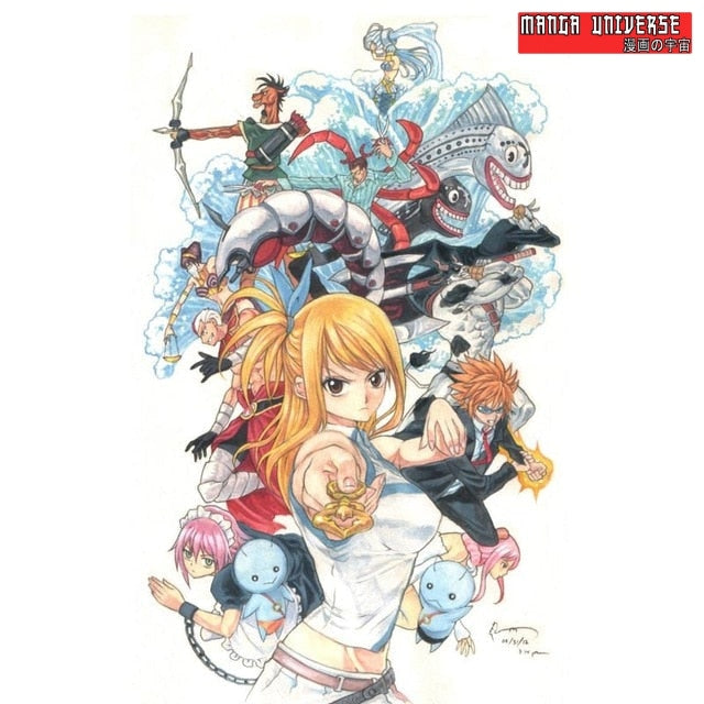 POSTER FAIRY TAIL GIRL POWER - 20X30cm