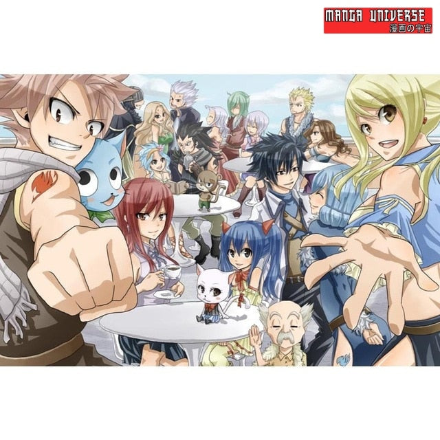 POSTER FAIRY TAIL LES HEROS DE LA SAGA 3 - 20x30cm
