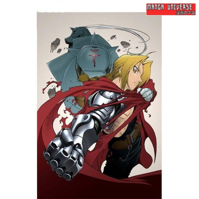 POSTER FULL METAL ALCHEMIST COMBATTRE - 20x30cm