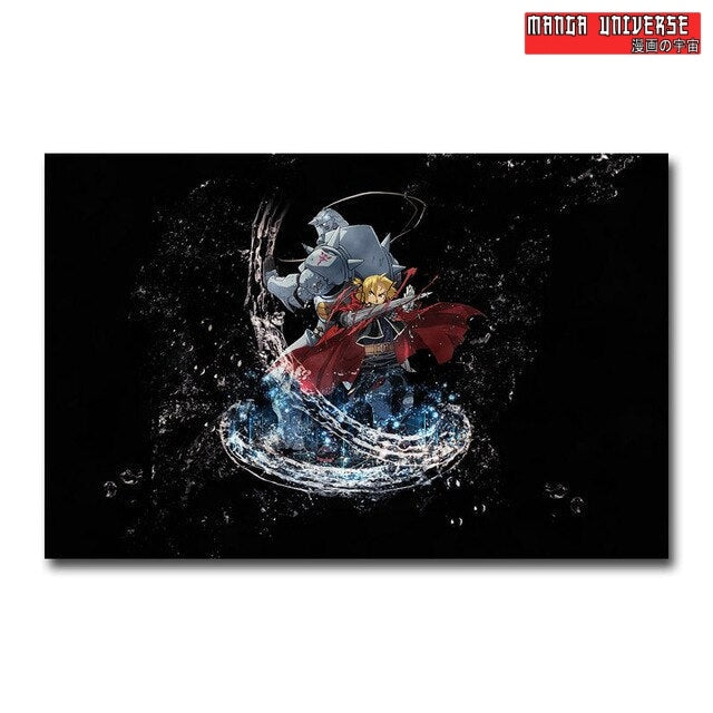 POSTER FULL METAL ALCHEMIST FIGHT - 20x30cm