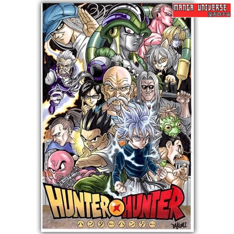 Poster hunter x hunter dbz mode