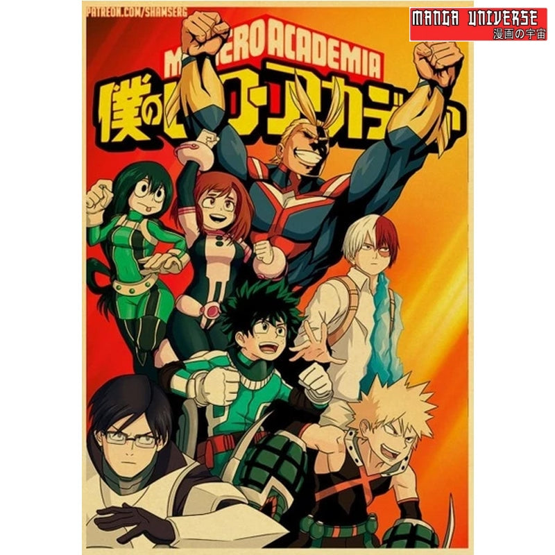 POSTER MY HERO ACADEMIA - Manga Universe