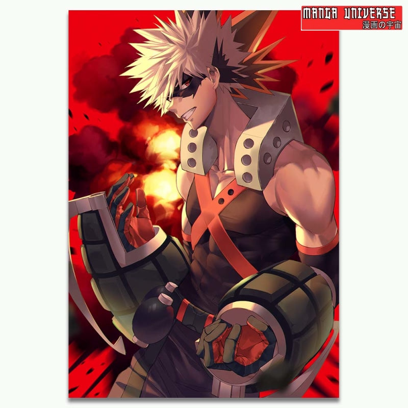 POSTER MY HERO ACADEMIA BAKUGO - 20X30cm