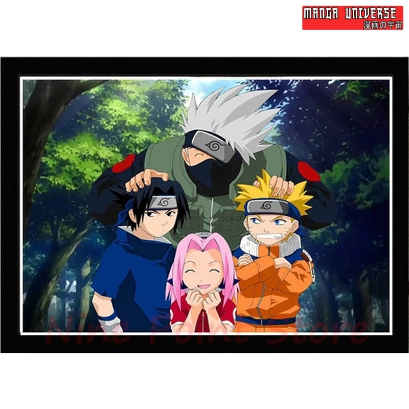 Poster naruto équipe 7