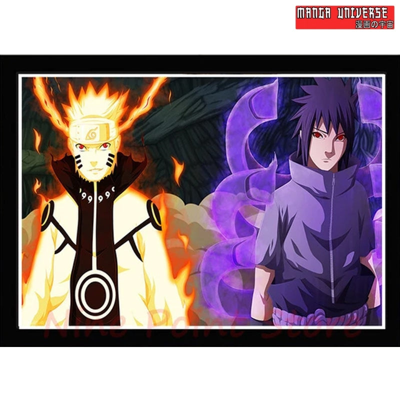 Poster naruto kurama sasuke