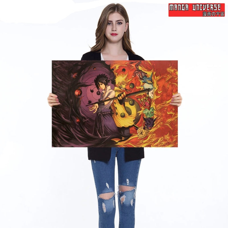 Poster naruto sasuke