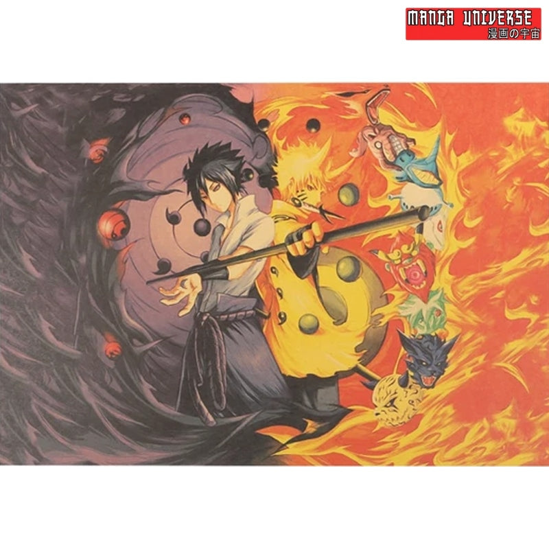 Poster naruto sasuke