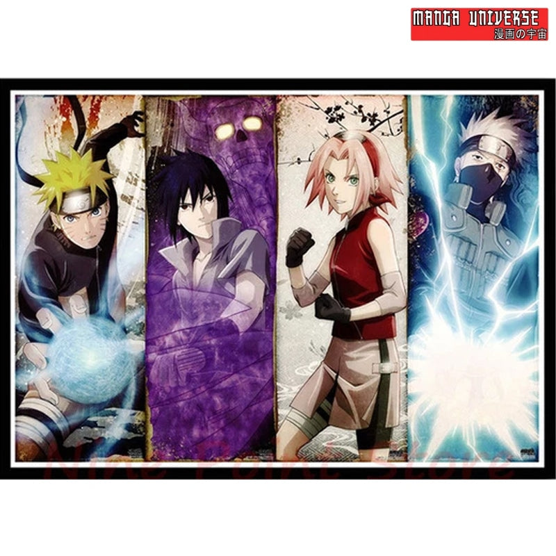 Poster naruto sasuke sakura kakashi